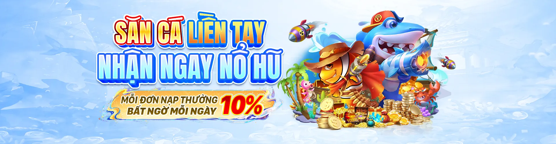 Hình ảnh game bắn cá W88 với đồ họa 3D sống động và kho báu dưới đại dương